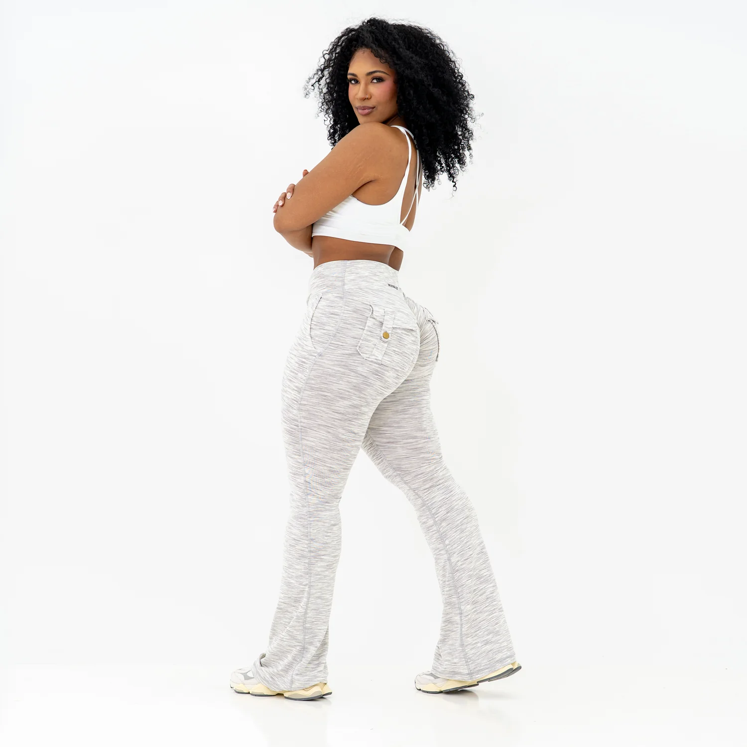 Curve-V Cargo EVO Flare Leggings - Image 12
