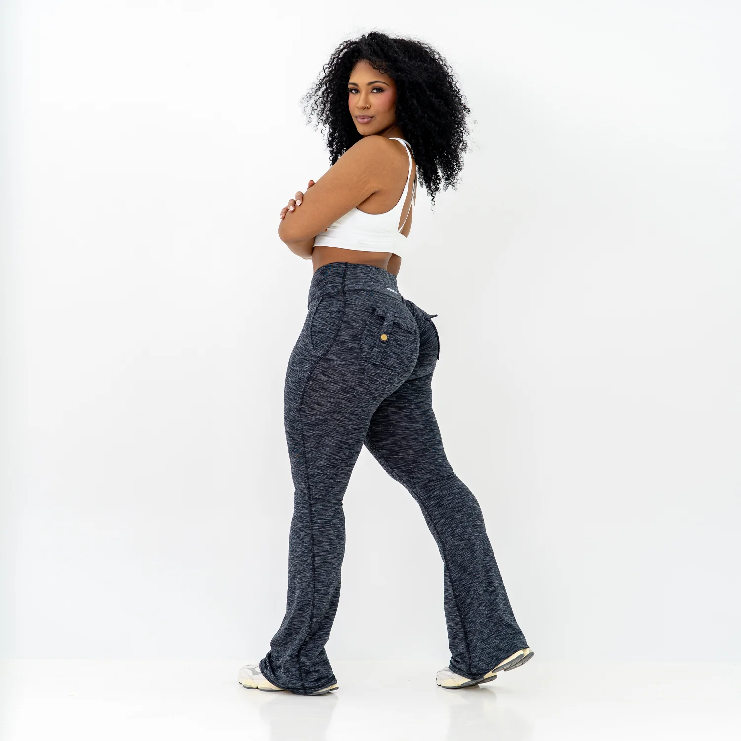 Curve-V Cargo EVO Flare Leggings - Image 18
