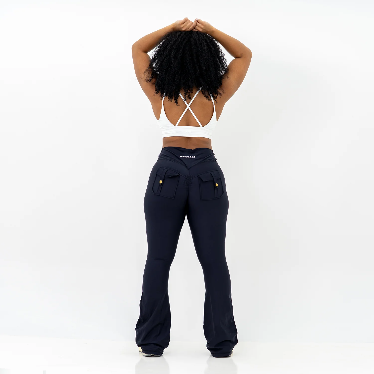 Curve-V Cargo EVO Flare Leggings - Image 4