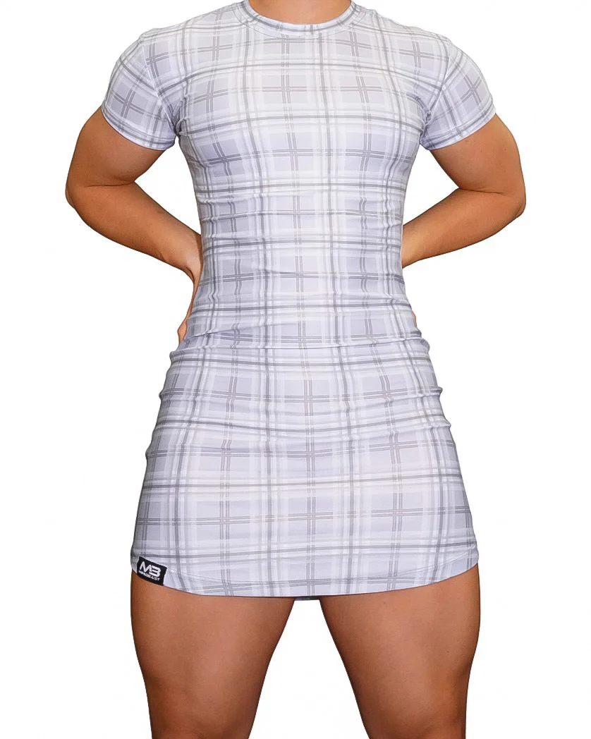 Og T-shirt Dresses - Gingham - Short Sleeve - Image 5