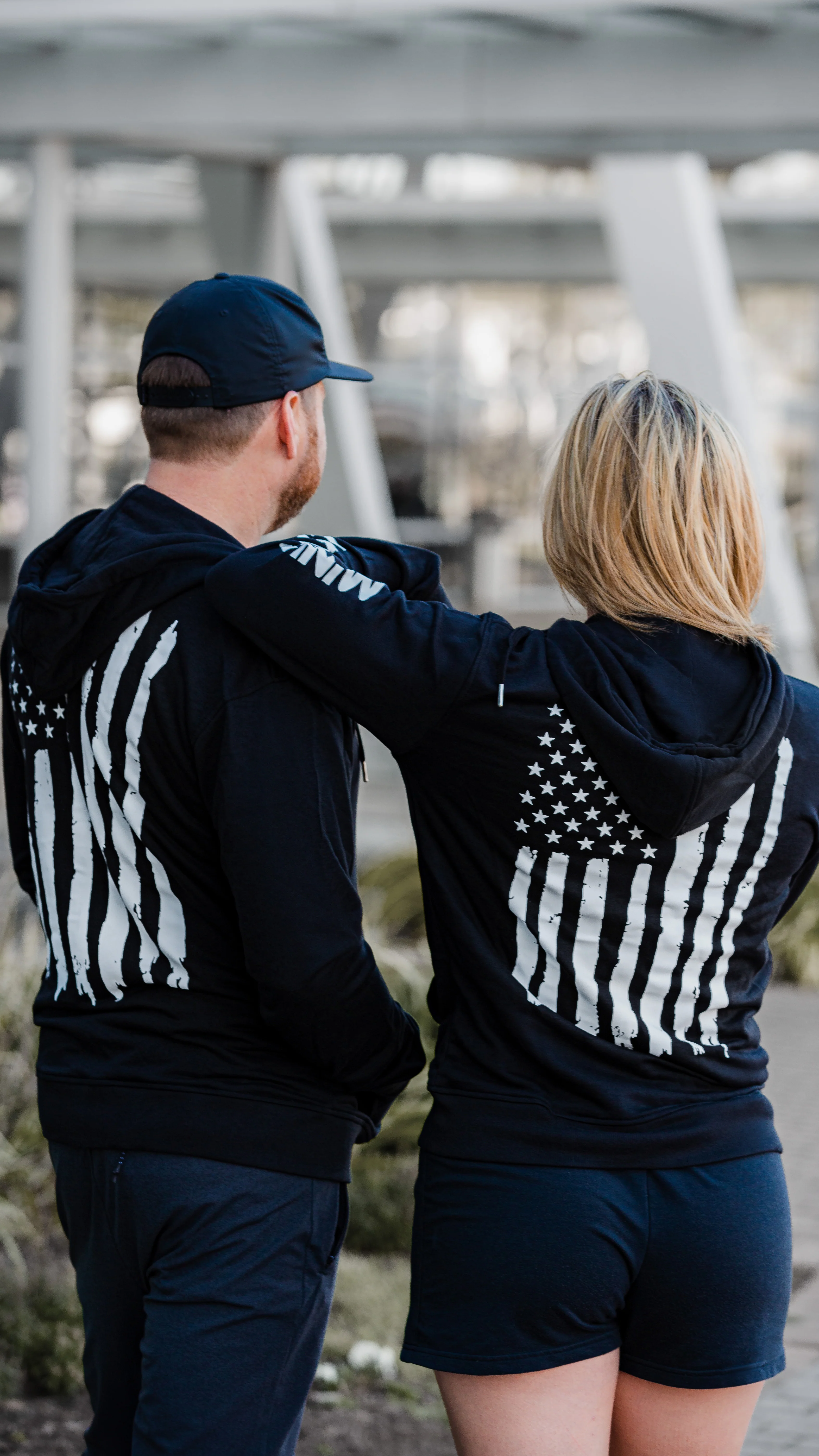 Unisex USA Midweight Hoodie - Image 3