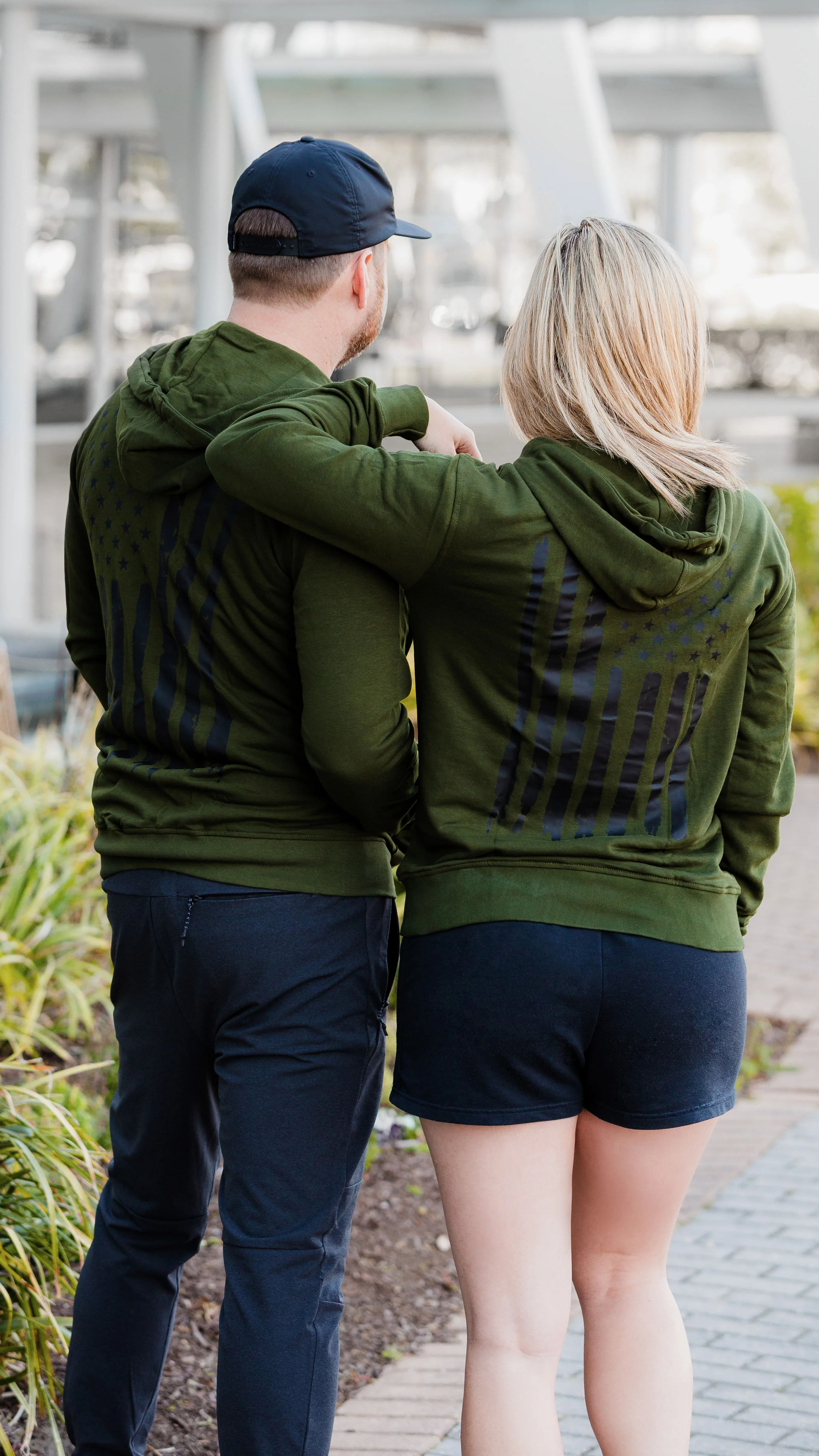 Unisex USA Midweight Hoodie - Image 6