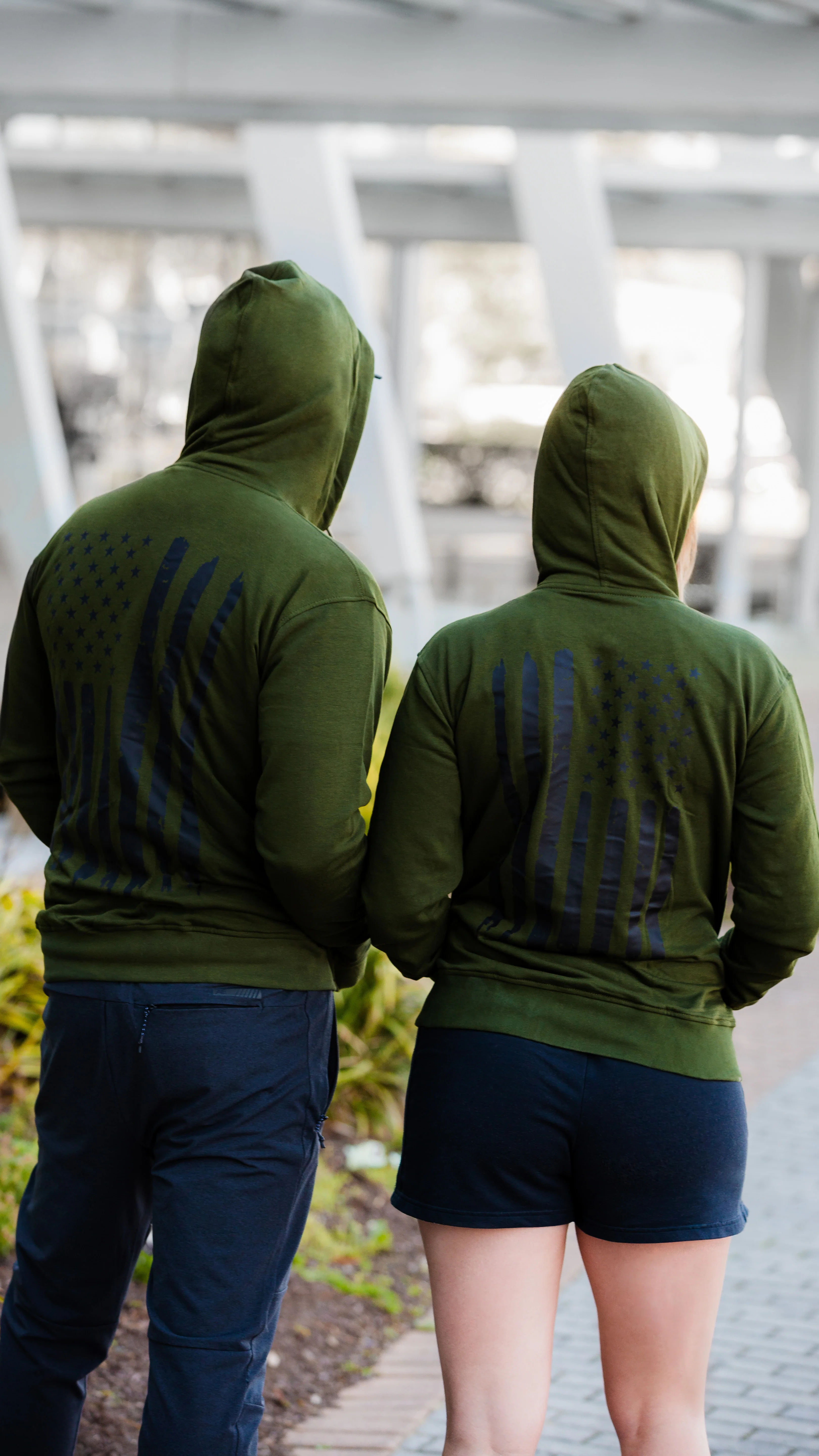 Unisex USA Midweight Hoodie - Image 9